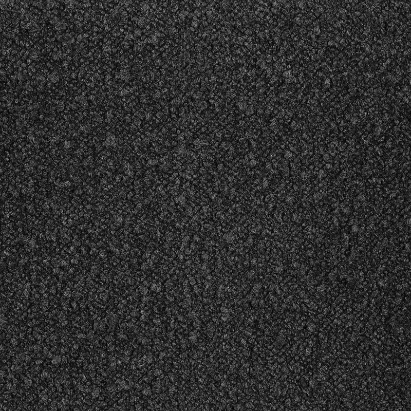 Chaise courbée sans accoudoirs Austin Boucle, Gris anthracite