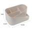 Breyon Plastic 5 Compartment Makeup Organiser