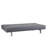 Full 69'' Faux Leather Convertible Sofa