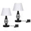 Lampe de table USB en métal avec prise CA-317040697