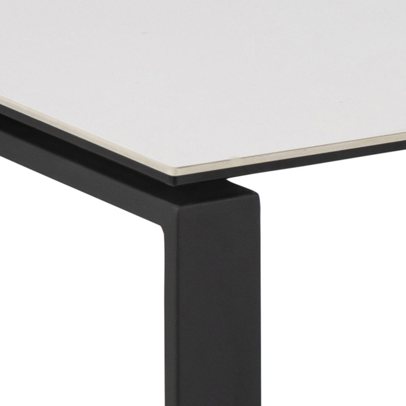 Beto Sled Coffee Table, White Marble