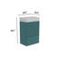 Meuble-lavabo rayé avec lavabo en céramique-516309596