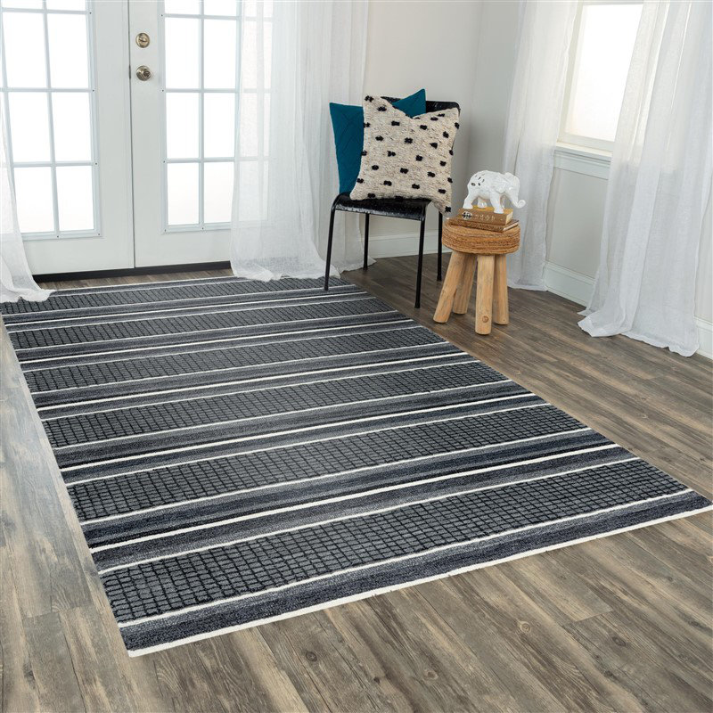 Tapis 100% laine touffeté à la main, Tapis de couloir 2 pi 6 po x 8 pi