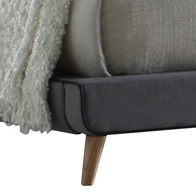 Hallah Upholstered Platform Bed, Queen