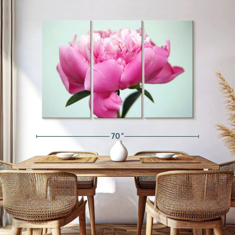 Fleur de pivoine Harnek, H 42 po x l 65 po