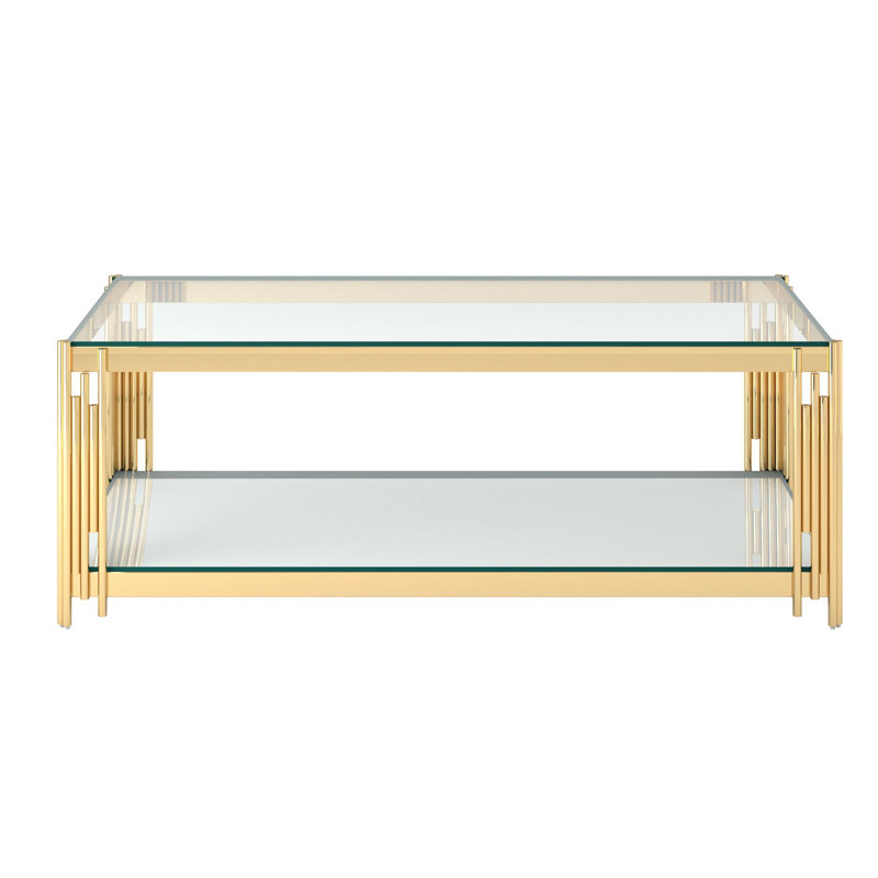Table basse Kenneth, Doré