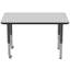 Table rectangulaire d'activité rectangulaire avec pieds réglables-49447492-99105923-99105965