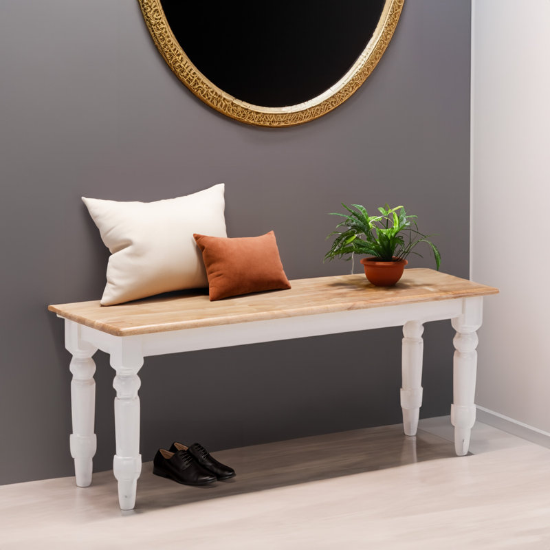 Berene Solid Wood Bench