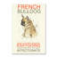 « french bouledogue », reproduction sur toile tendue-30979992