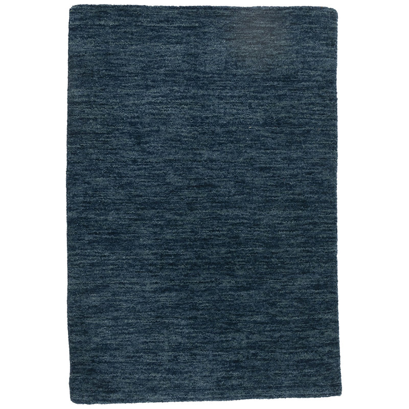 Donora Hand Loomed Gabbeh Rug, 100% Wool, Solid Color, Fade & Stain Resistant, Durable, All Sizes, India-Made.
