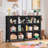 12 Cube Storage Organizer, Farmhouse 62 Inch Wide Display Bookshelf, Wooden 3 Tier Large Open Book Shelf, Vintage Bookcase for Home Office, Cubby Cabinet for Living Room, Bedroom-1980090-33435130