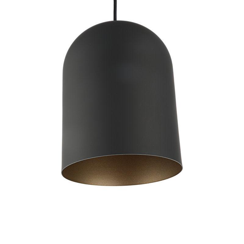 Luminaire suspendu 1 lumière Monterey, Noir