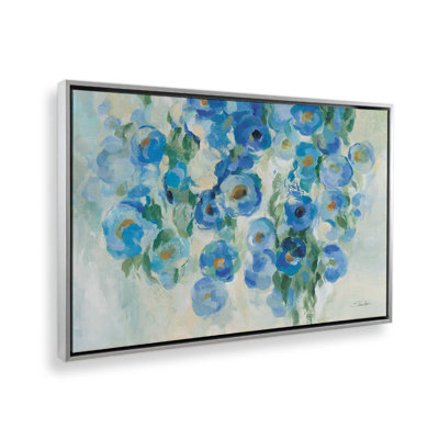Blue Garden by Silvia Vassileva Canvas Art Print