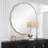 Aneta Wood Round Wall Mirror