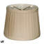 abat-jour tambour de style candélabre en soie/chantoung 4,25 po (à clips)-158184141