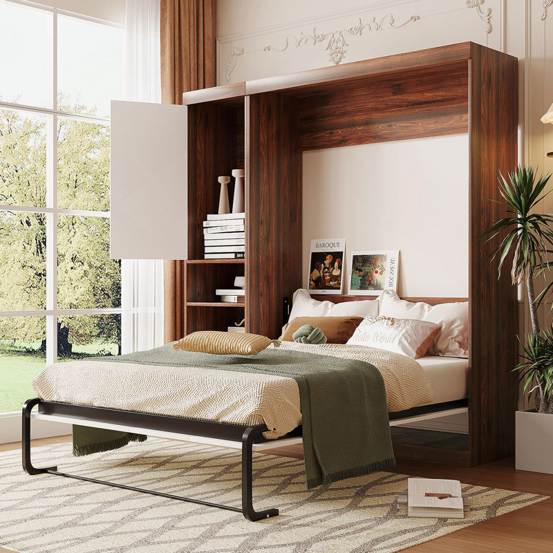 Lit mural avec armoire