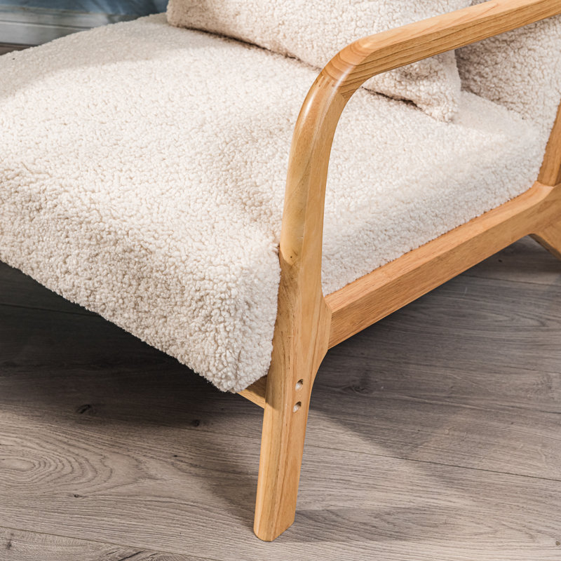 Méridienne Drexler, Tissu beige