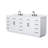 Beckett TK 84'' Double Bathroom Vanity with Quartz Top-99460447-99460446-122739159
