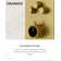 Crozet Thermostatic Shower System with Dual Shower Head and Hand Shower (Valve Included)