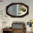 Octagon Solid wood Wall Mirror