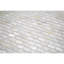 Carreau de mosaïque murale en nacre de coquillage 11,25 po x 12,25 po Pacif White (0,95 pieds carrés / feuille)