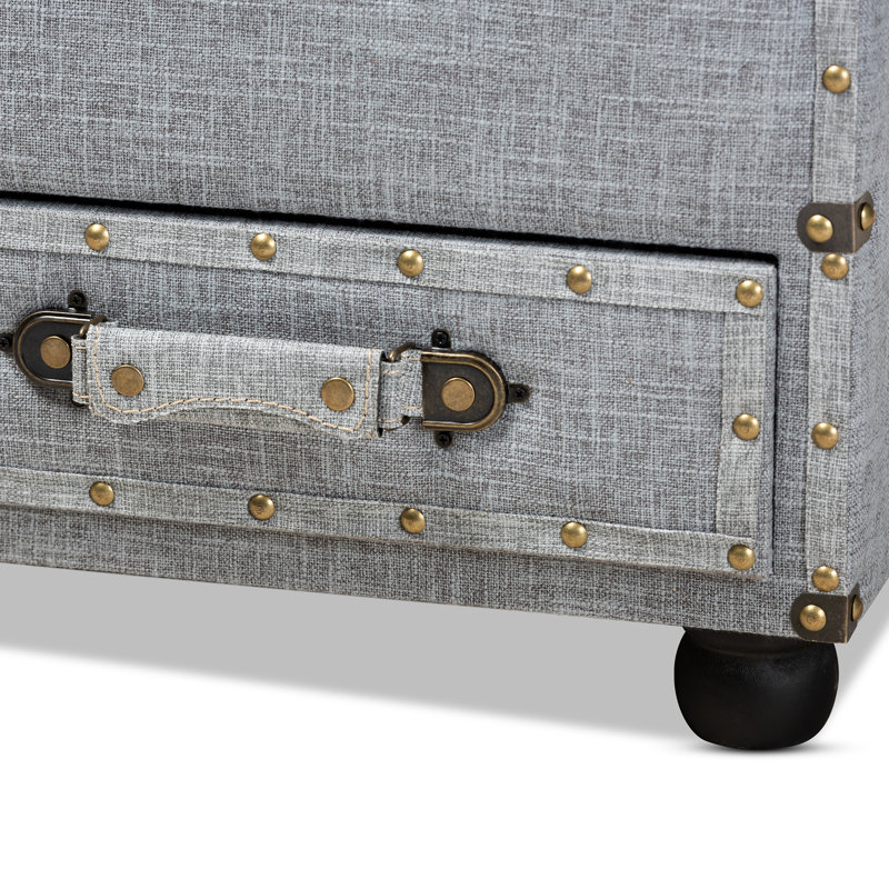 Arris Upholstered Ottoman