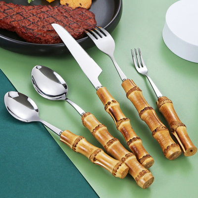 Bay Isle Home™ Abate Stainless Steel Flatware Set - Service for 6