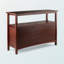 Armoire-buffet à finition noyer à 12 bouteilles Eslick, H 31,81 po x l 45,33 po x P 15,49 po