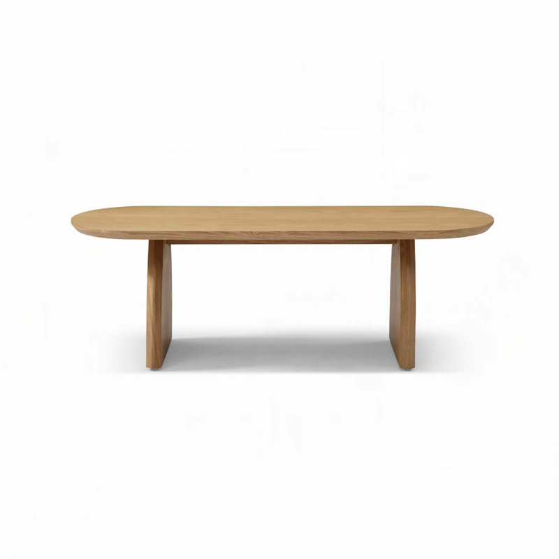Oval-Shaped Coffee Table, Wood