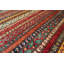 Aryana Wool Striped Area Rug in Red