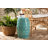 Calderon Metal Side Table in Modern and Contemporary Teal Finish, 18.3'' H X 12.2'' D X 12.2'' W-1329801304