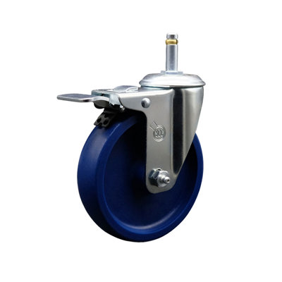 Solid Swivel Stem Caster