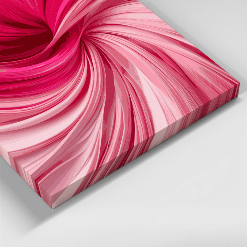 Gradient Abstract 31 Red Canvas Wall Art, 8" H x 10" W