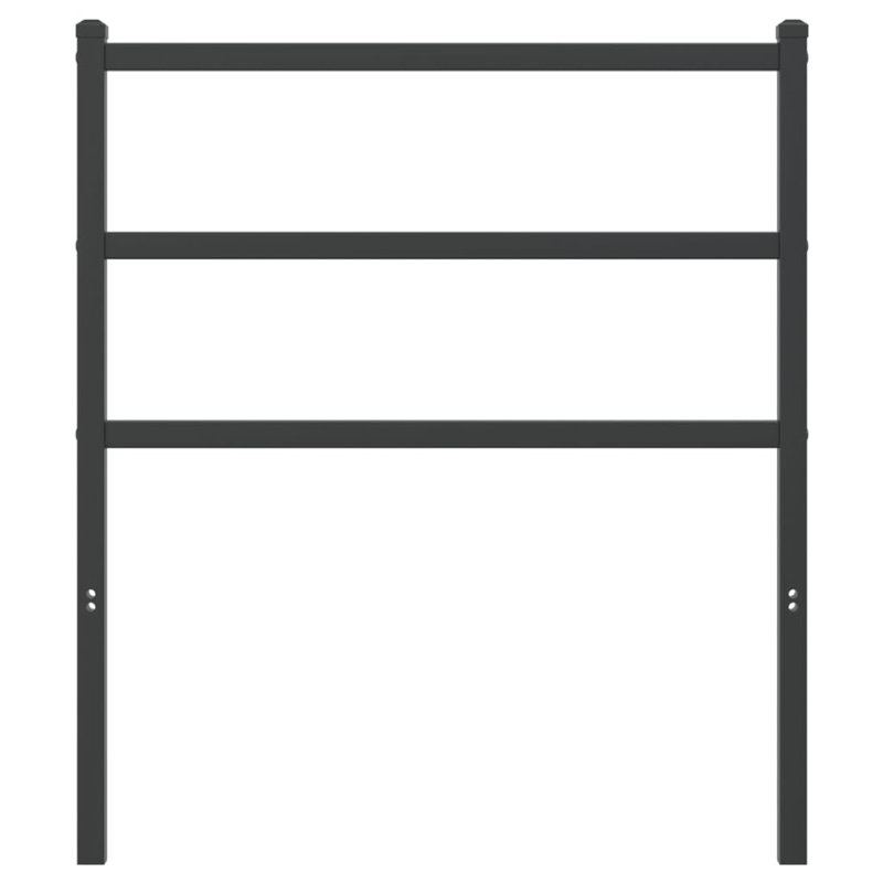 Oberly Metal Headboard, 100cm W, Black