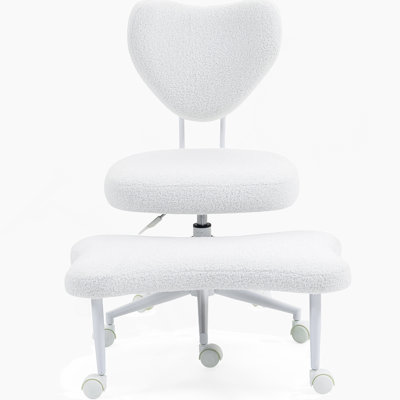 Meditation Chair, An Ergonomic Cross-Legged Seating Chair With Lumbar Support And A Height-Adjustable Seat Cushion, Ideal For People Engaged In High-Intensity Office Work. Beige