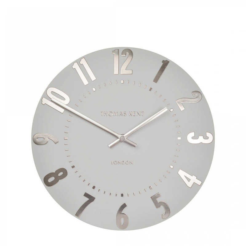 Mulberry Metal Wall Clock, Graphite, Small