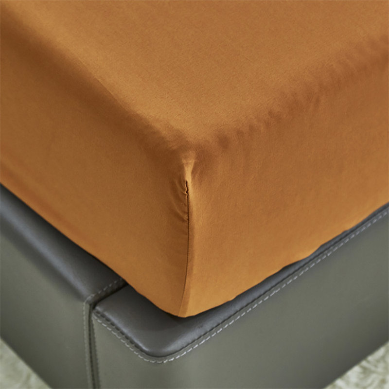 Solid Color Sheet Set 4 PCs Bedding Sheet Set 1 Fitted Sheet 1 Flat Sheet 2 Pillowcases, Full Sheet Set with 2 Pillowcases