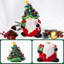 Arbre de Noël en céramique à piles avec 50 lumières DEL et décoration de table illuminée multicolore