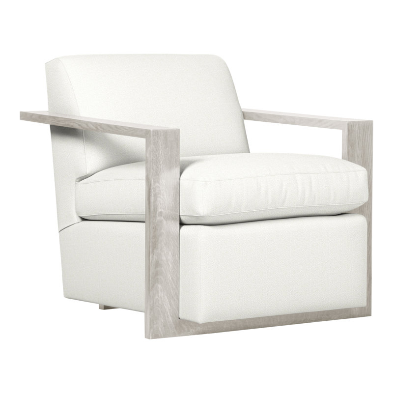 Thom Filicia Home Upholstered Armchair, Casa Blanca, Kempsey Sheepskin
