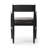 Harding Polyurethane Low Back Armchair in Black