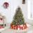 Traditional Christmas Tree with Lights, Christmas Tree with Coloured Lights with Controller-1603239807