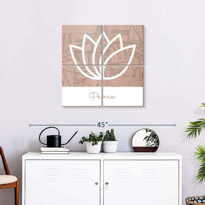 Lotus Tergel Peace, H 26 po x l 26 po