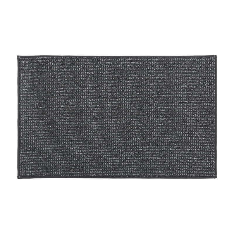 Paillasson Bukvice, L 20 po x L 32 po, Gris foncé