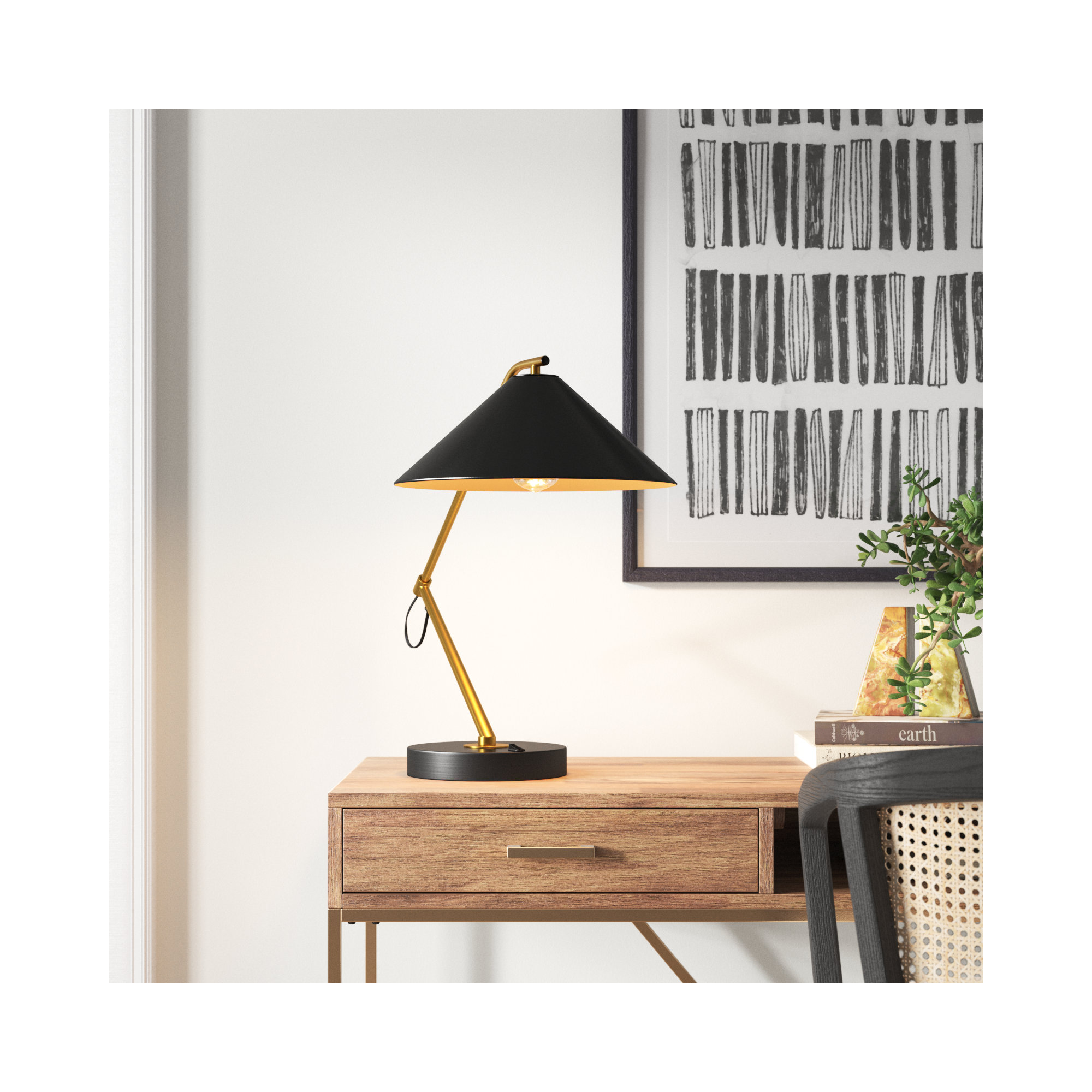 Jalen Metal USB Desk Lamp