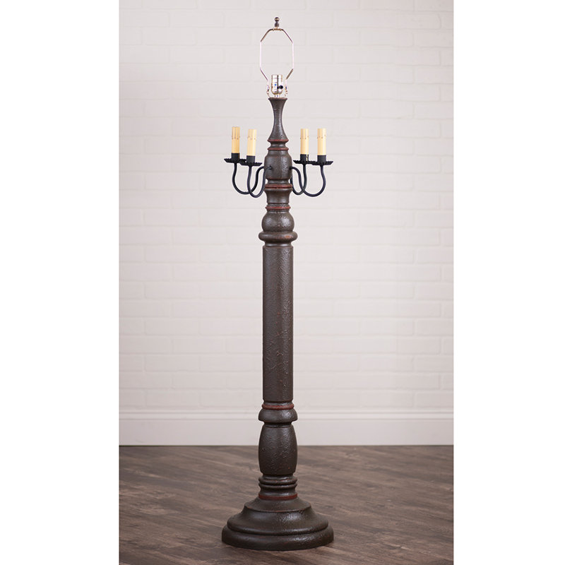 Giles 60.5'' Candelabra Floor Lamp, Espresso