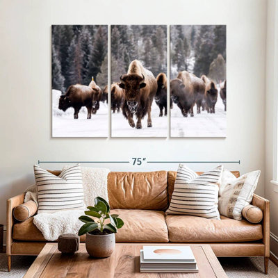 Bisons d'hiver Brampt