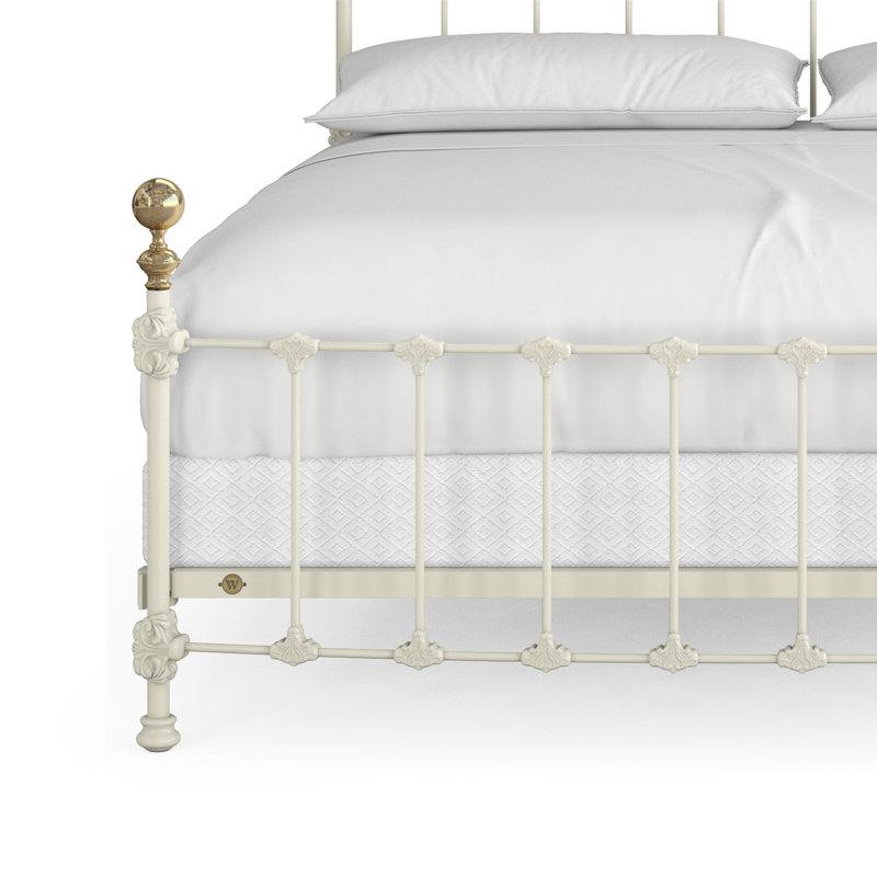 151 Palatial Bed | Complete Standard, King, Gunmetal/Antique Gold