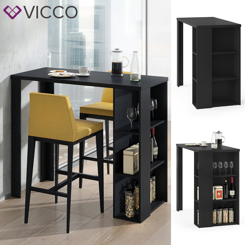 Muhsin Dining Table, Black