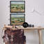 «Abstract Farm Field Landscape», ensemble de 2 toiles flottantes encadrées par Tim Otoole-392953131-392953130