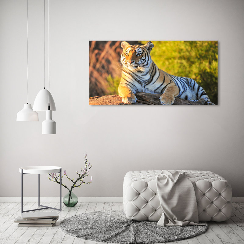 Portrait Of A Tiger - No Frame Print on Canvas